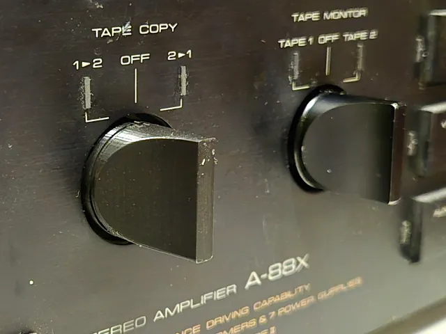 Pioneer A-88X selector knob
