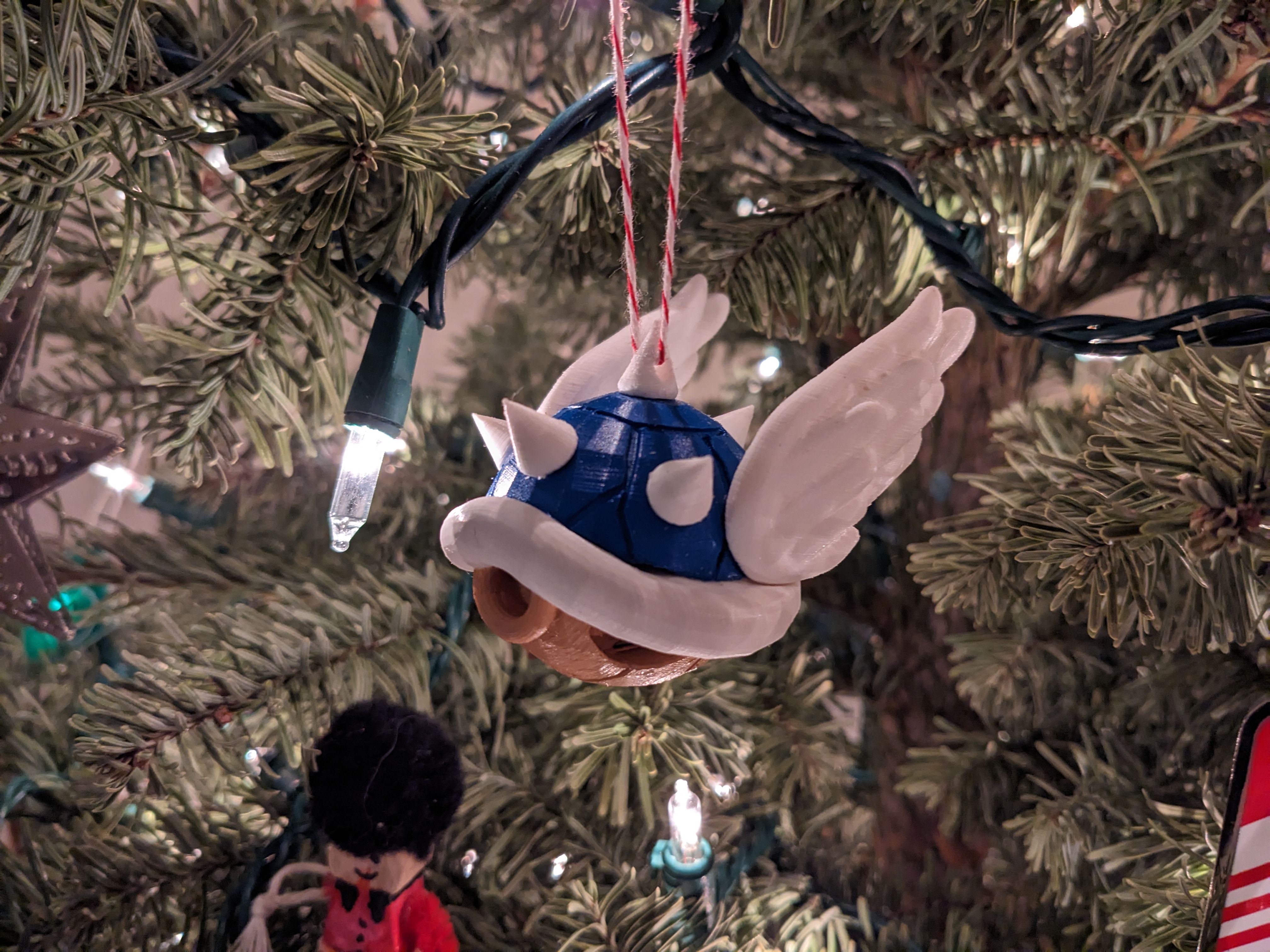 Blue Shell Ornament w/RFID Insert