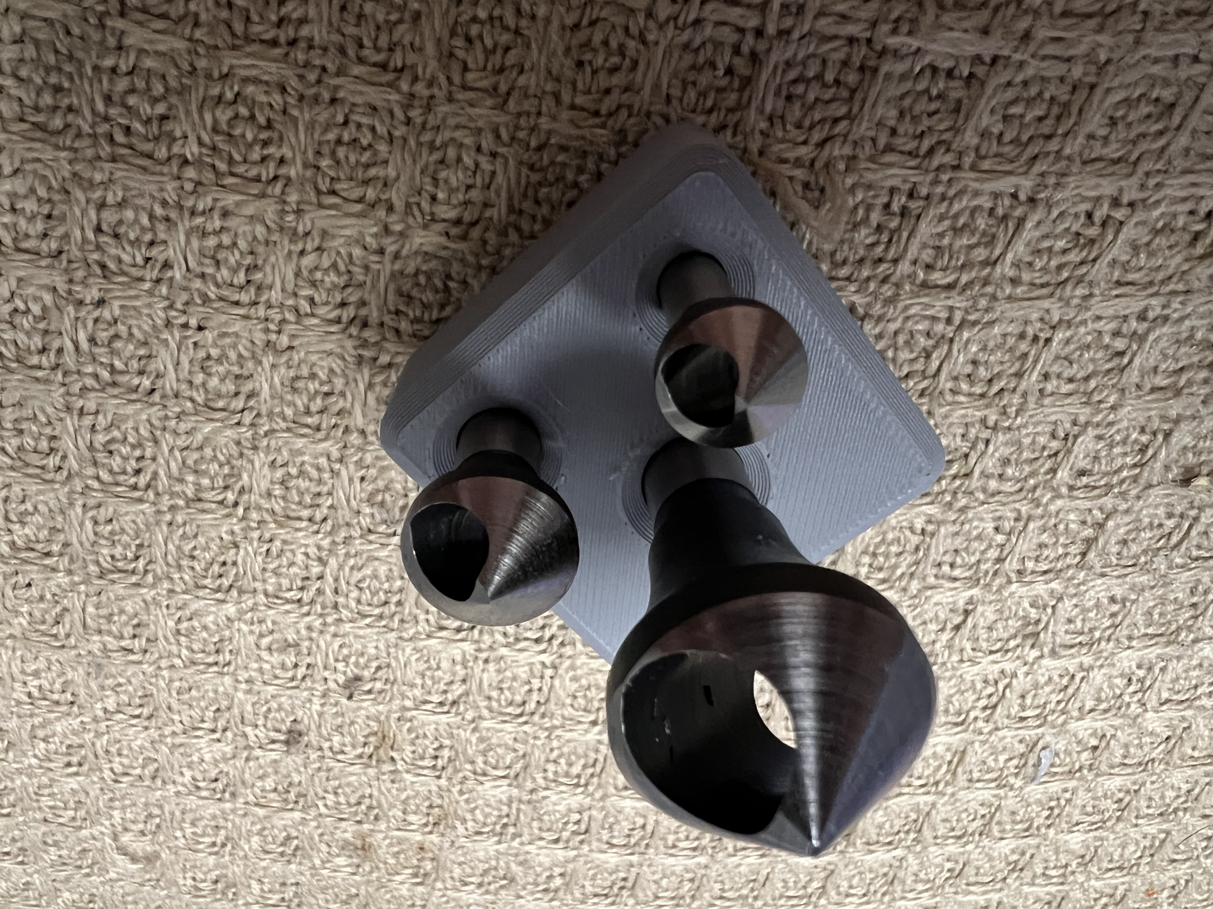 GridFinity deburring tool stand