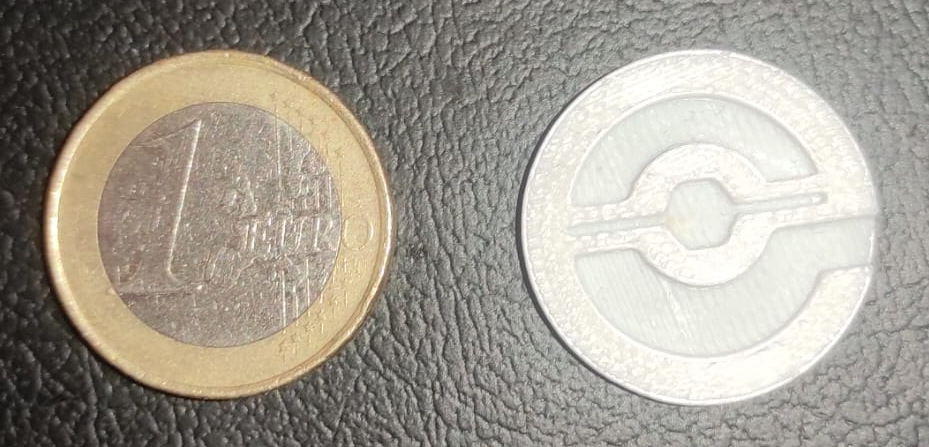 Cart Coin Xep Logo 1€ size