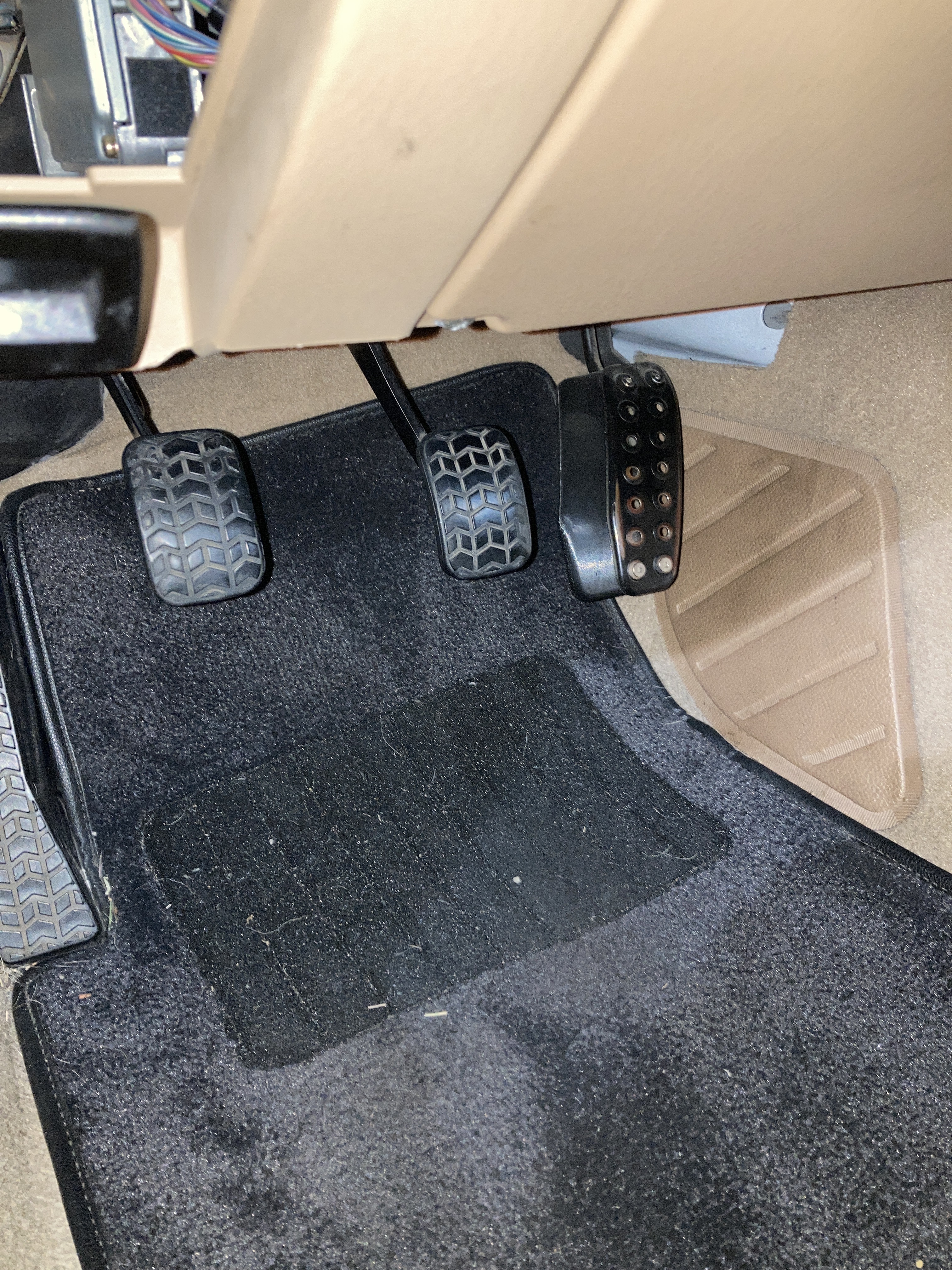 NA NB Miata Throttle Pedal Extension with Nuts