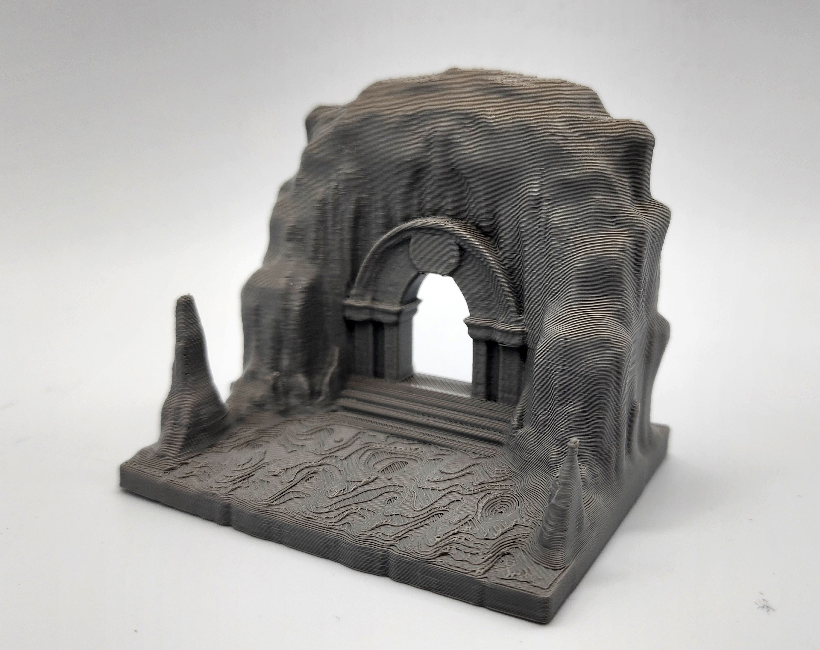 Mountain Fortress Entrance Miniature