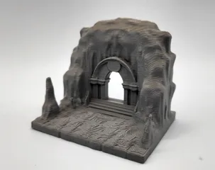 Mountain Fortress Entrance Miniature