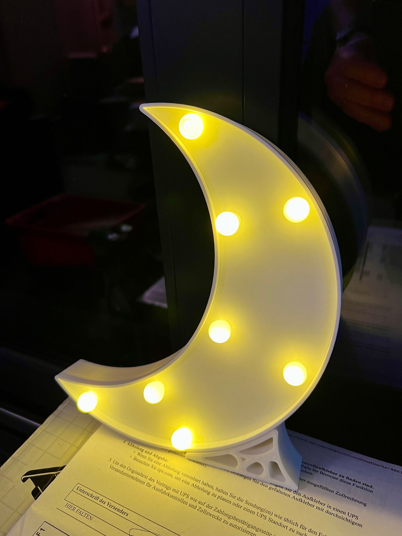 Crescent Moon Lamp/Nightlight