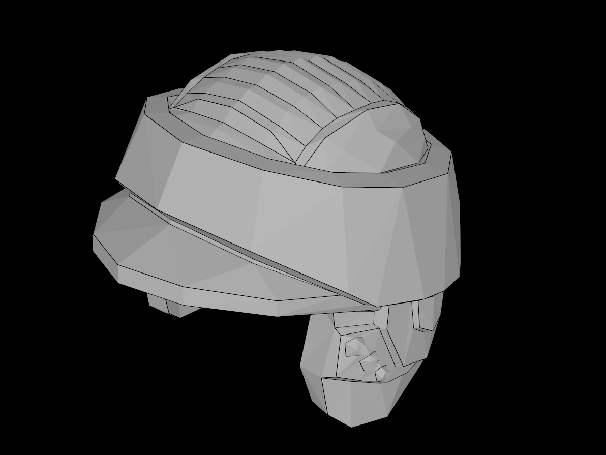 Lego Compatible (64803.dat) Minifig Headgear Helmet SW Rebel Commando