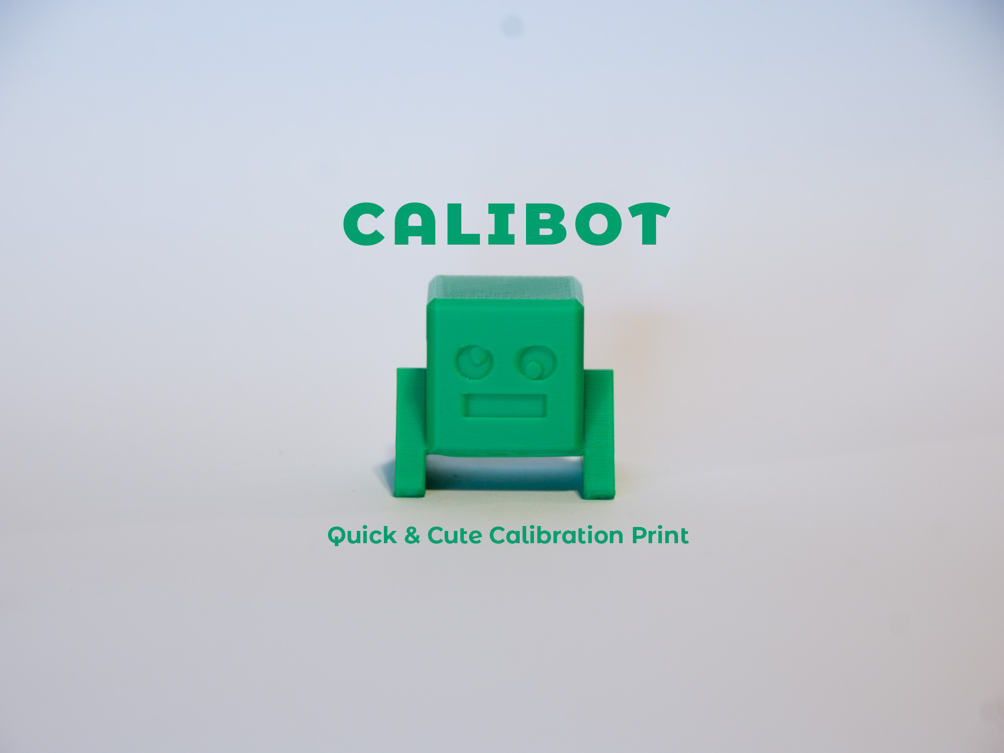 Calibot - Quick & Cute Calibration Print & Bridging Test!