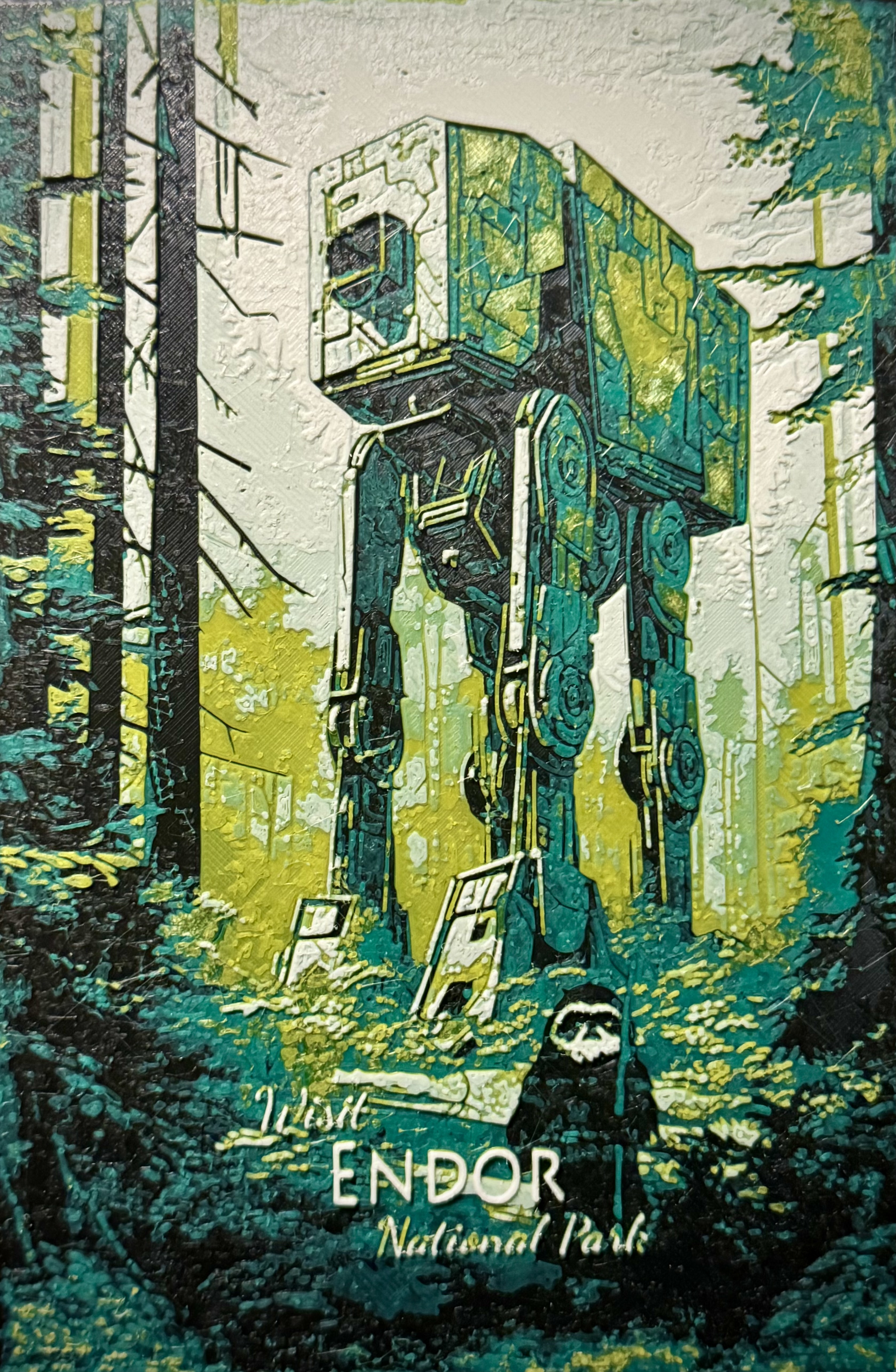 Endor Ewok Star Wars Poster - HueForge