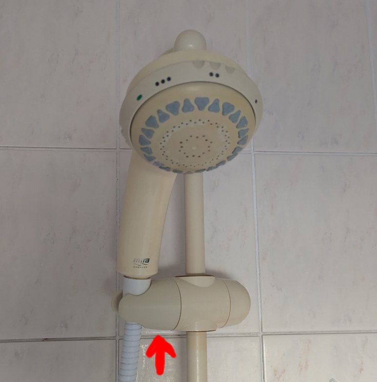 Shower Head Holder - Replace Chipped Holster With Better Shape