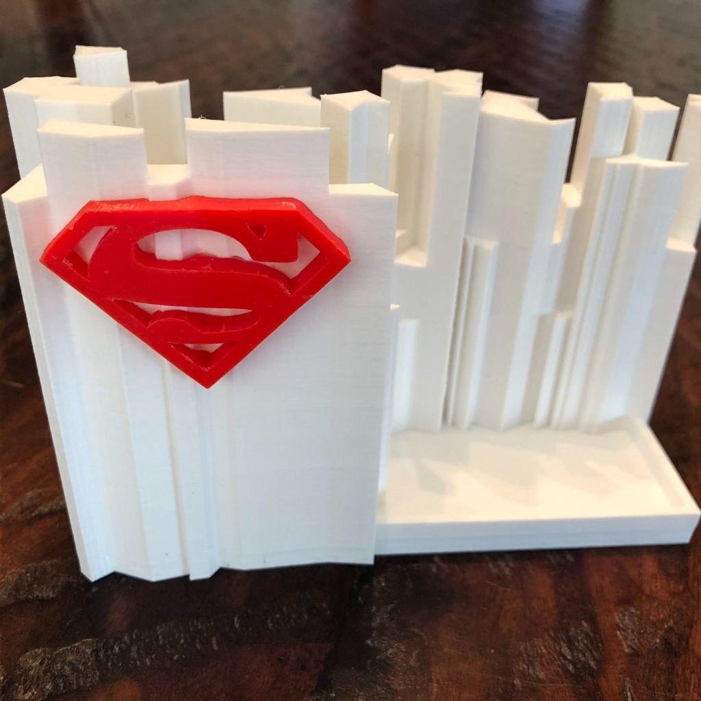 Superman Fortress of Solitude Pencil Holder Desk Organizer