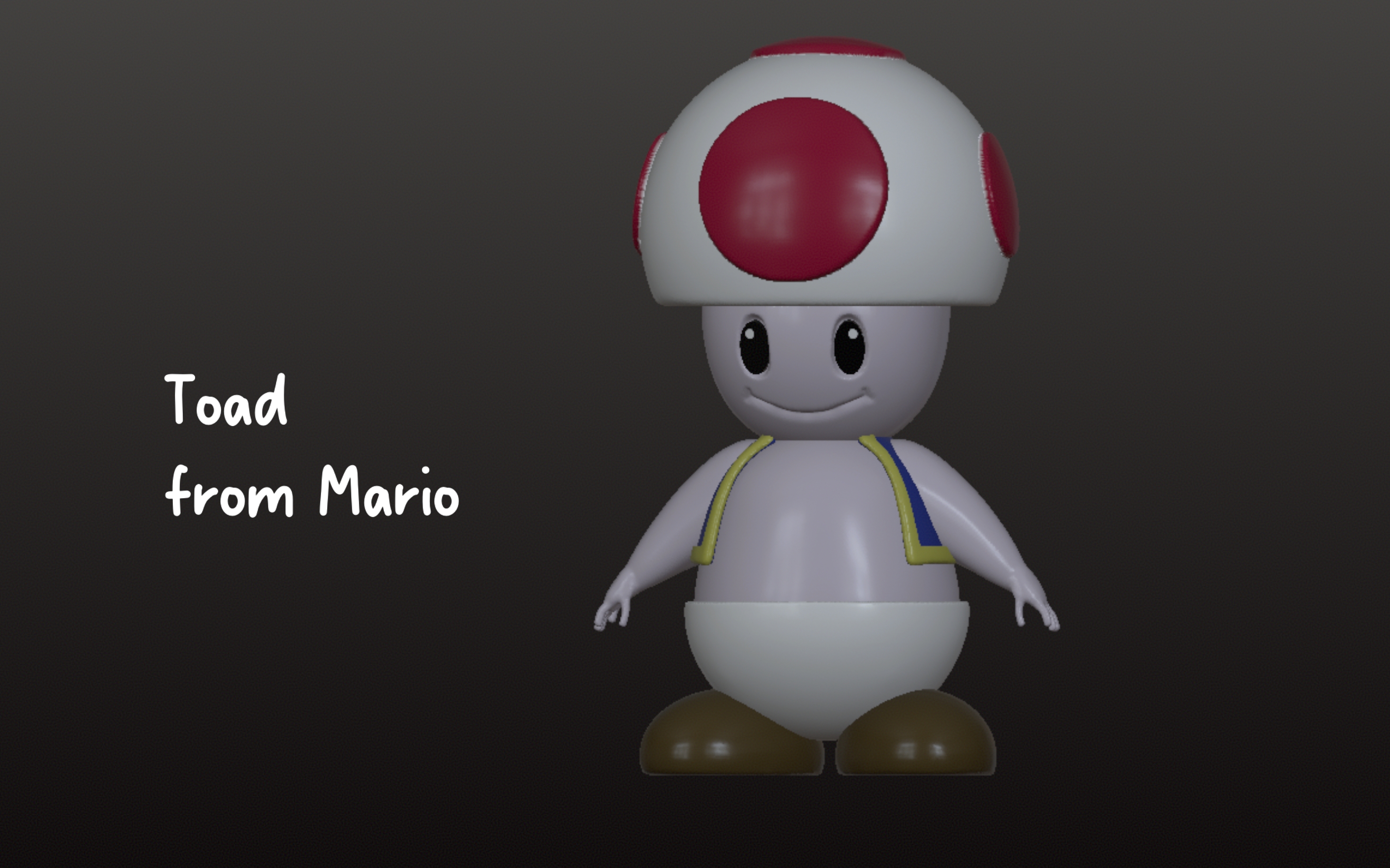 Toad from Mario's Universe