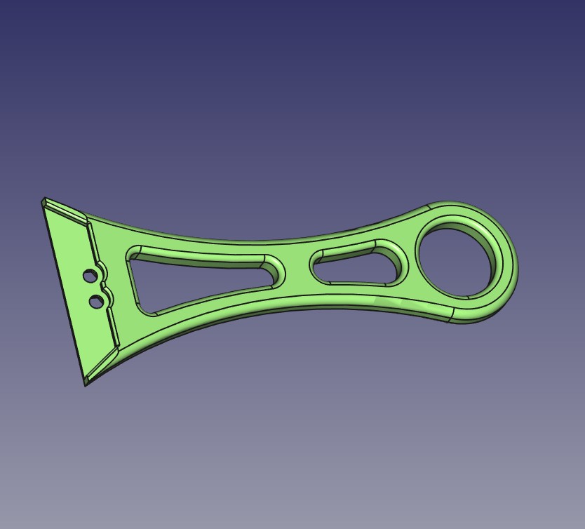 Scraper with replaceable blades — thumbnail 5