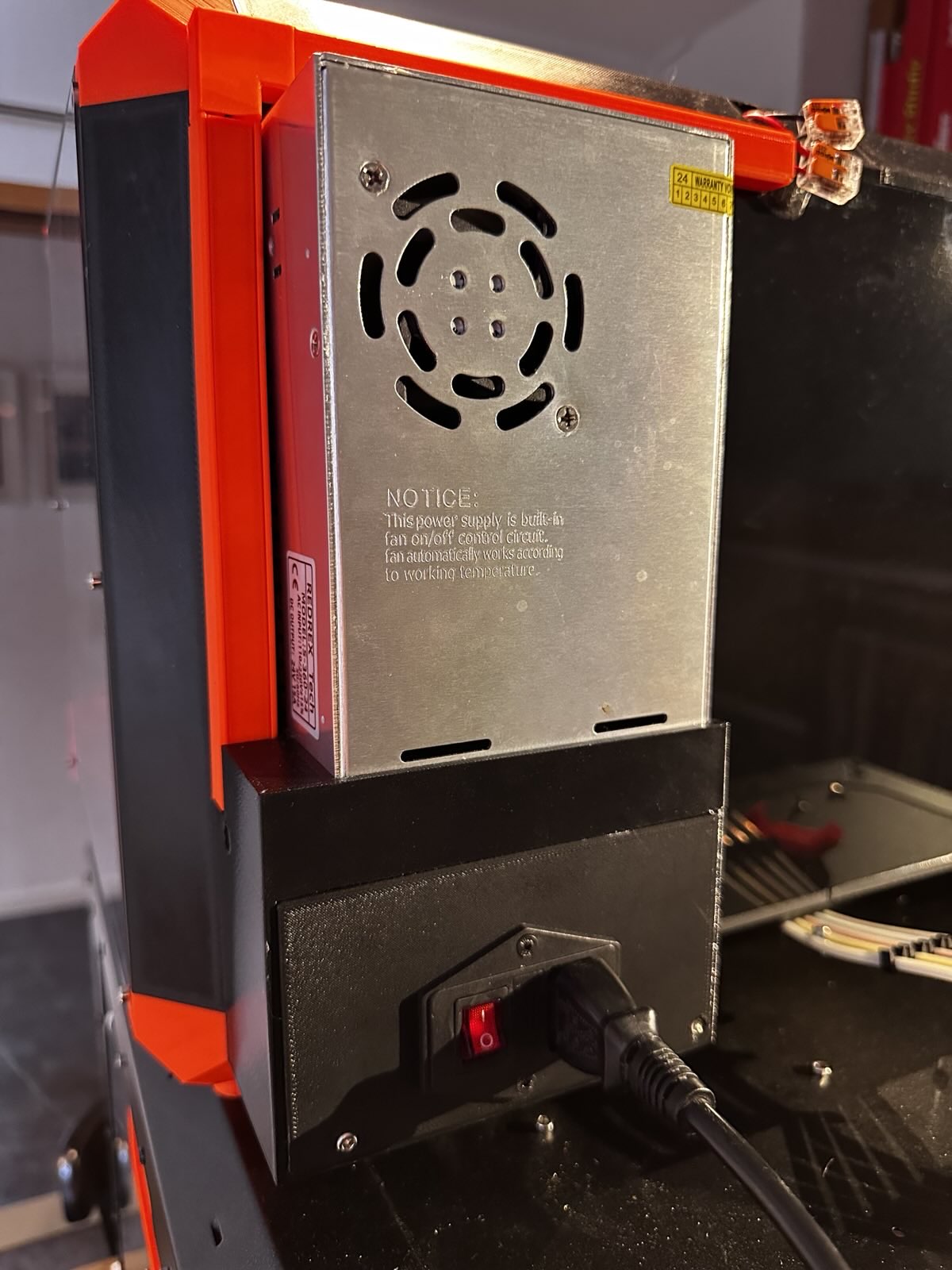 Customized casing for RedRex power supply