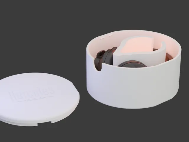 Hercules HDP DJ60 headphone case with storage space