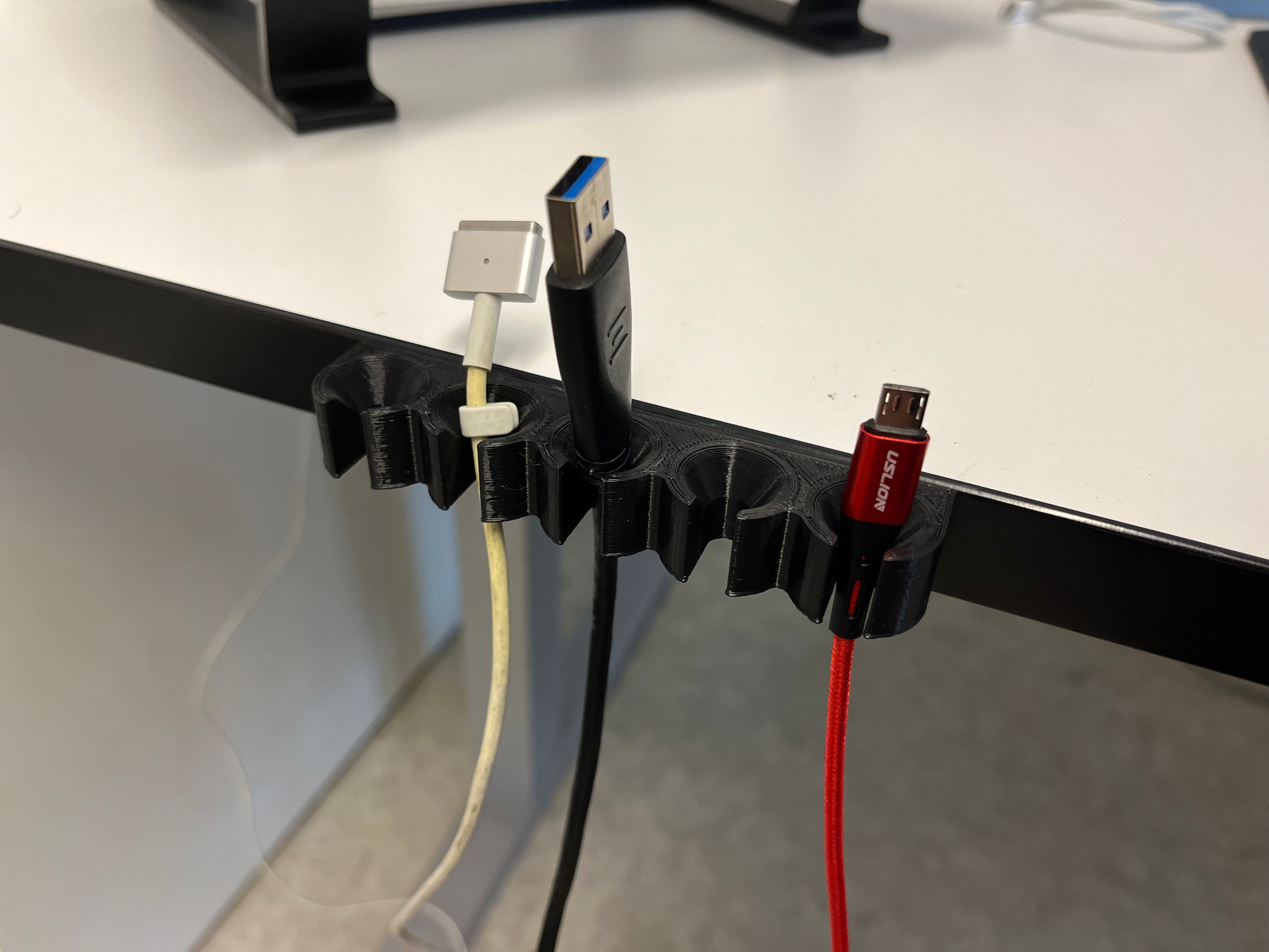 Cable organizer / desktop holder