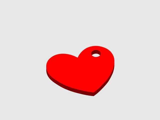 Valentine Heart Keychain