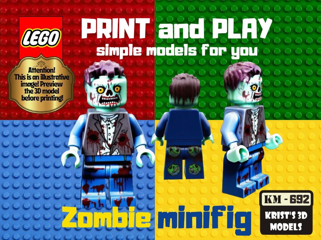 lego zombie minifig