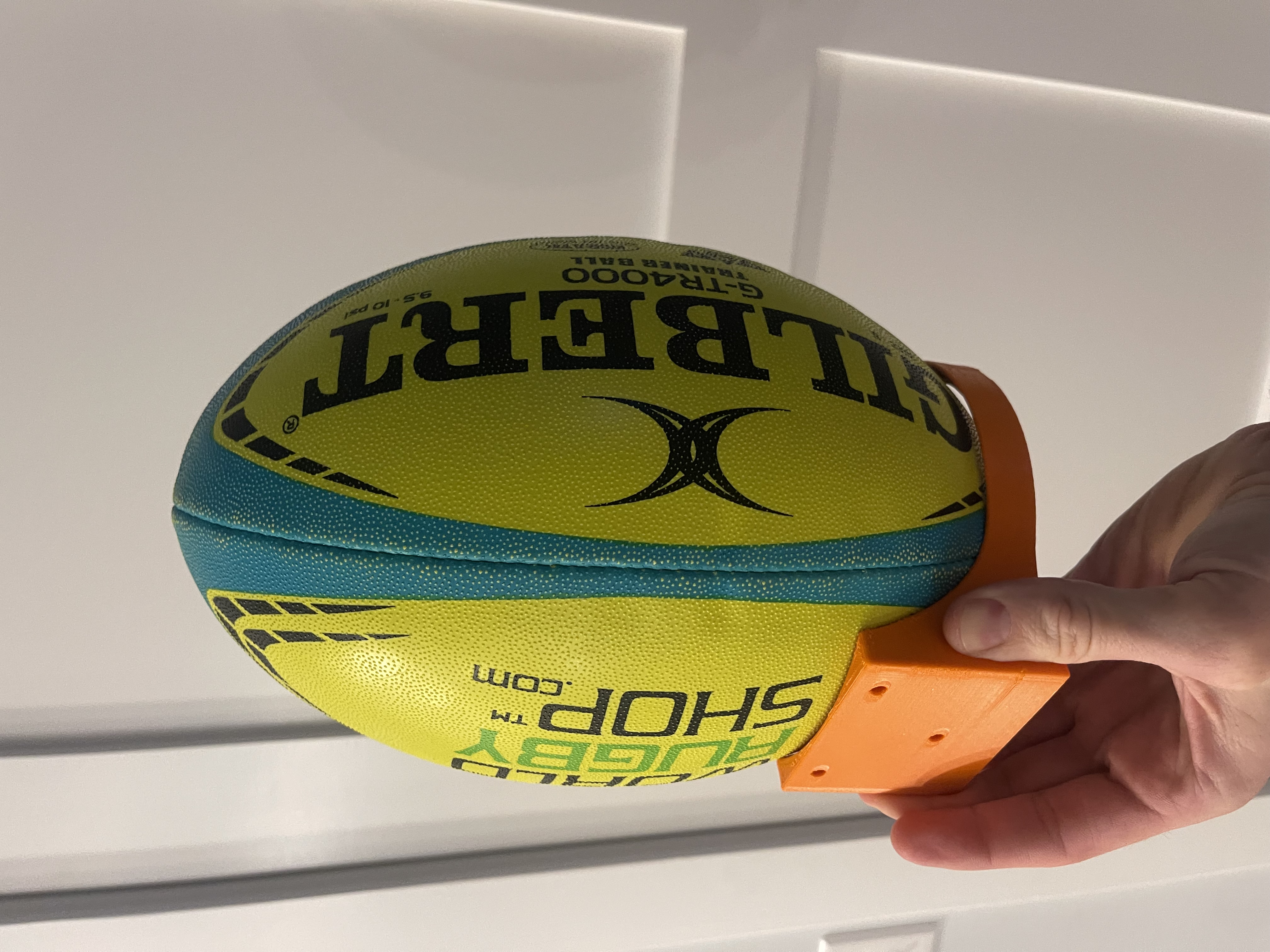 Rugby Ball Wall Mount