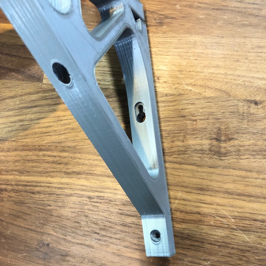 Miniatura 7 do modelo 3D Shelf Bracket for Wall Control pegboard system