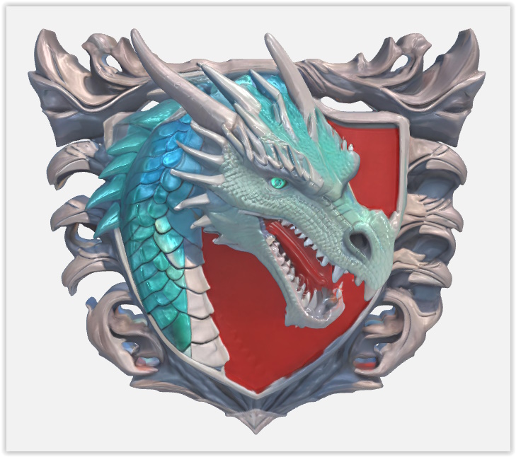 Dragon Shield Wall Art
