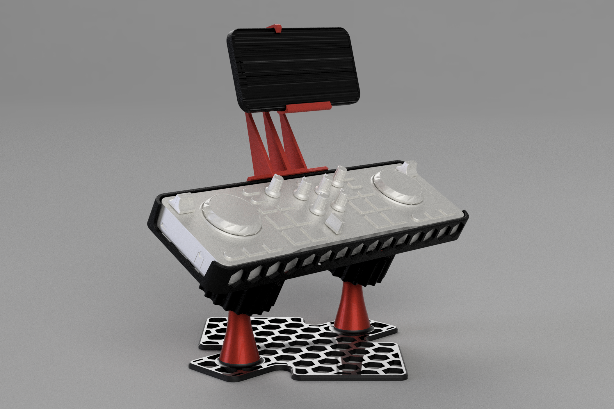 Hercules DJControl Mix stand on ball joints
