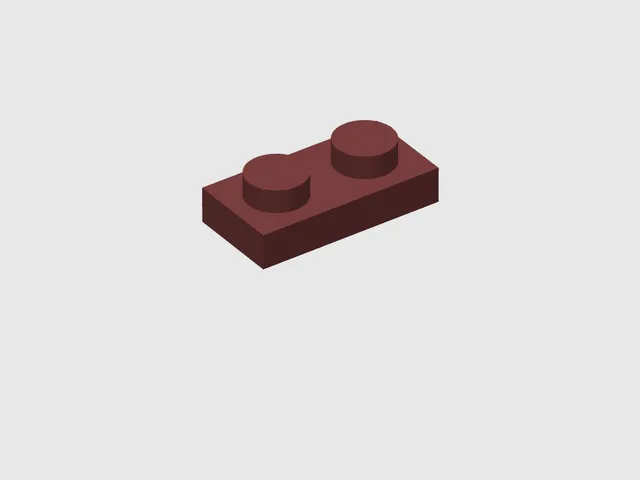 LEGO 1x2 plate - 3023 / 28653
