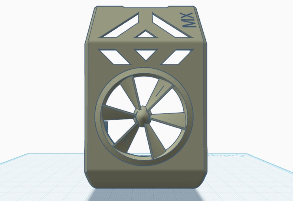 Vortex performance toolhead for K1 printers 3D model thumbnail
