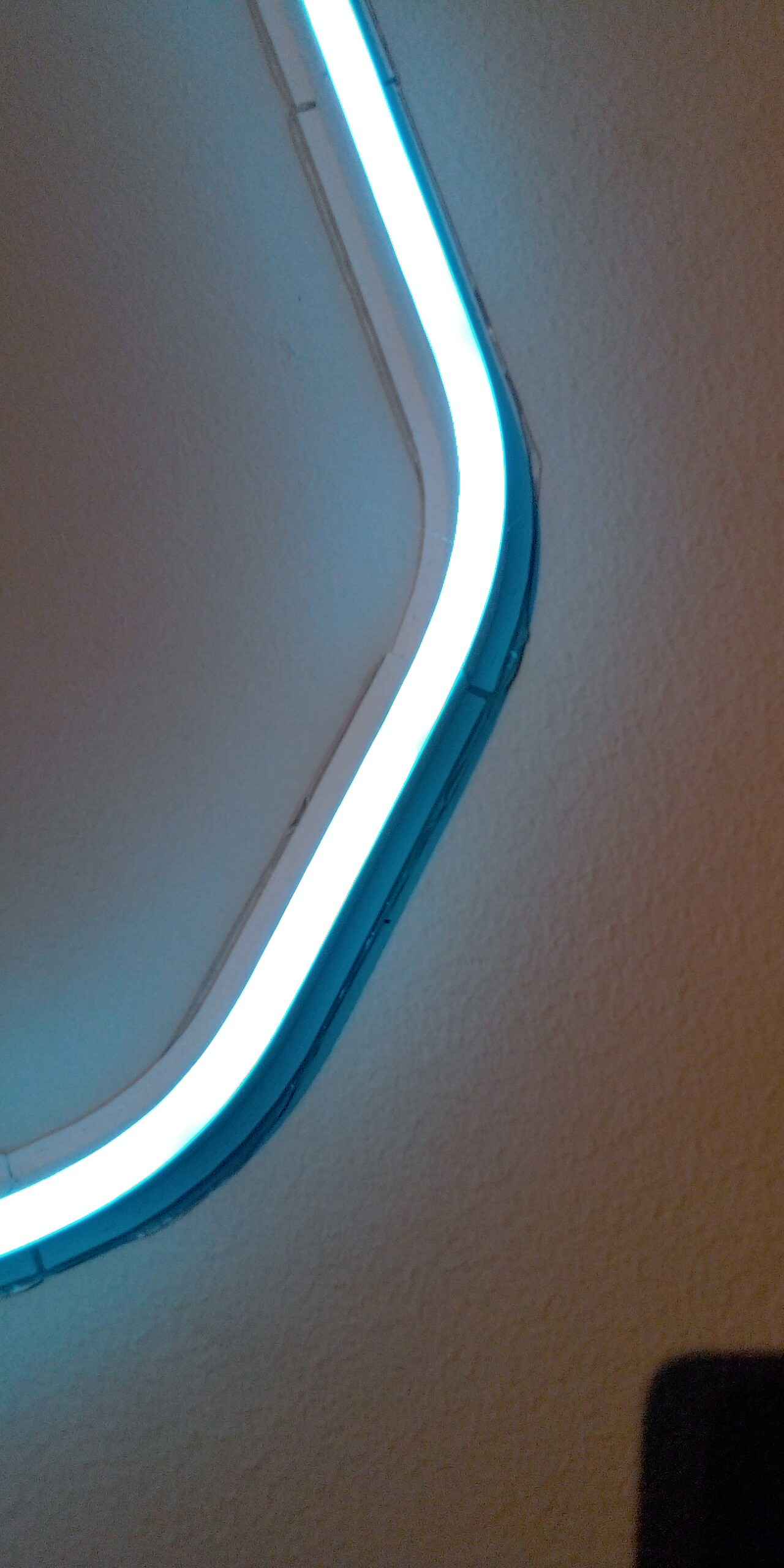 6mm led neon strip guiderails (for double sided adhesive)