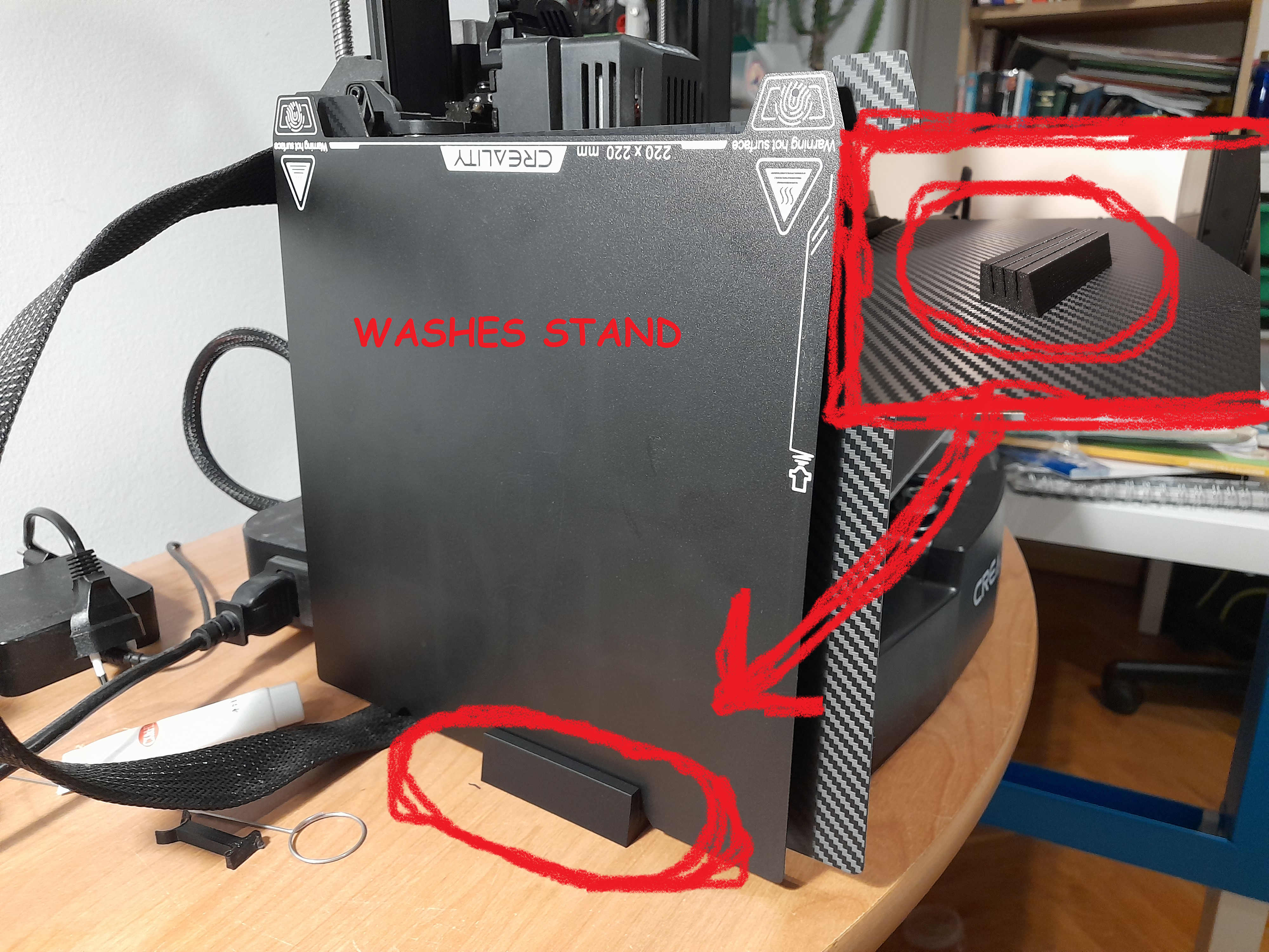 PRINTER PADS STAND 1.0 for spring steel pads