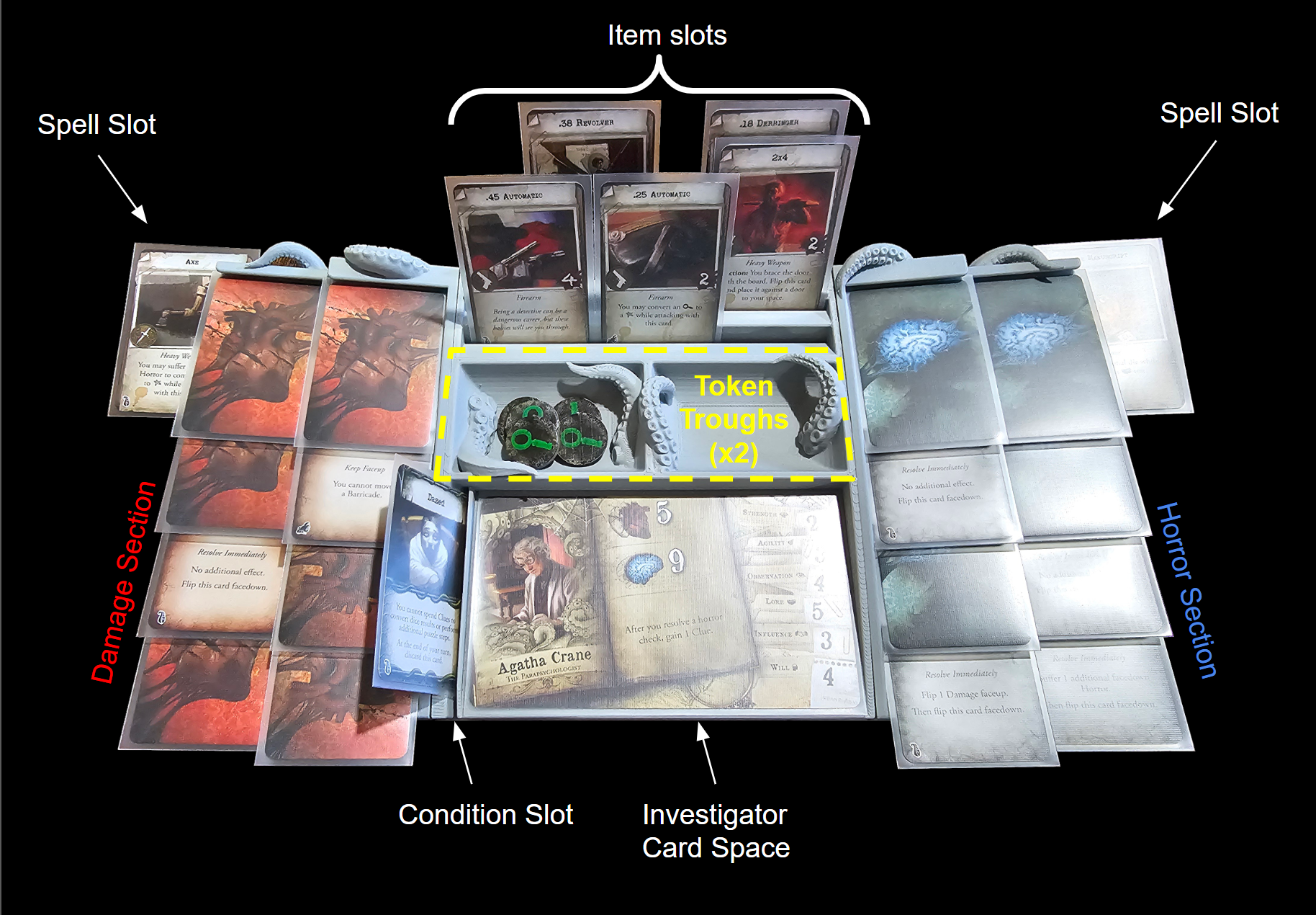 Mansions of Madness Player Dashboard (Ornate Version)