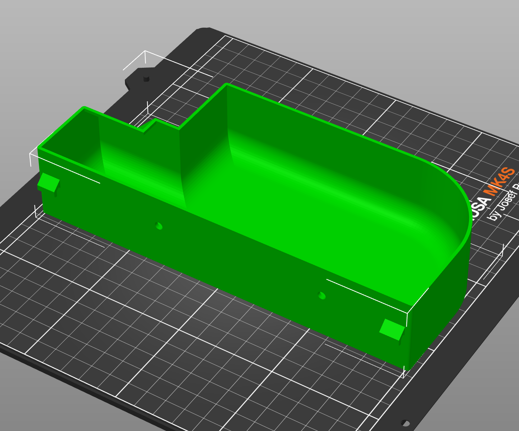 Prusa Mk4 Bin Hook and/or Mount 3D model thumbnail