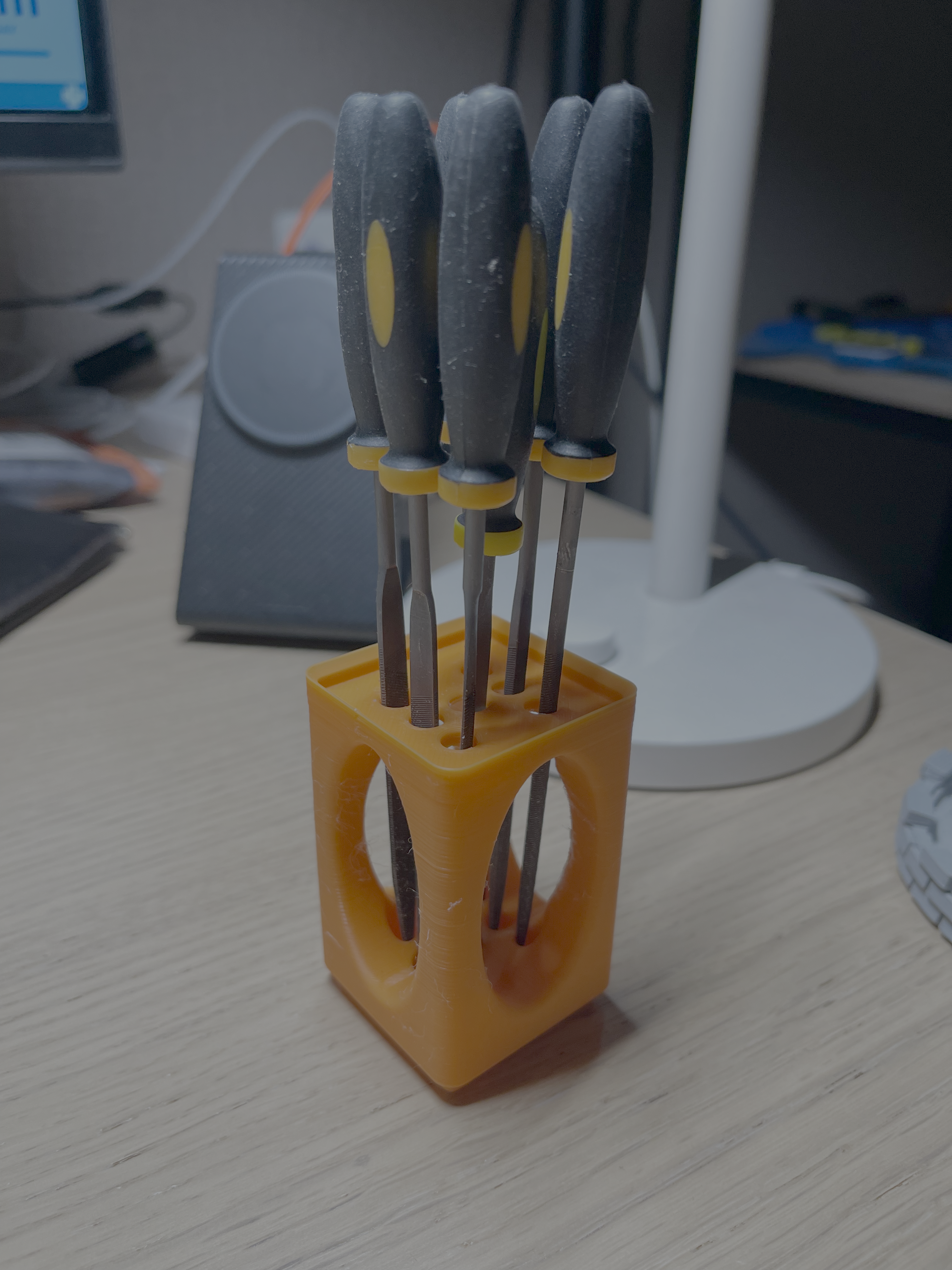 Gridfinity Needle File Set Stand 1x1