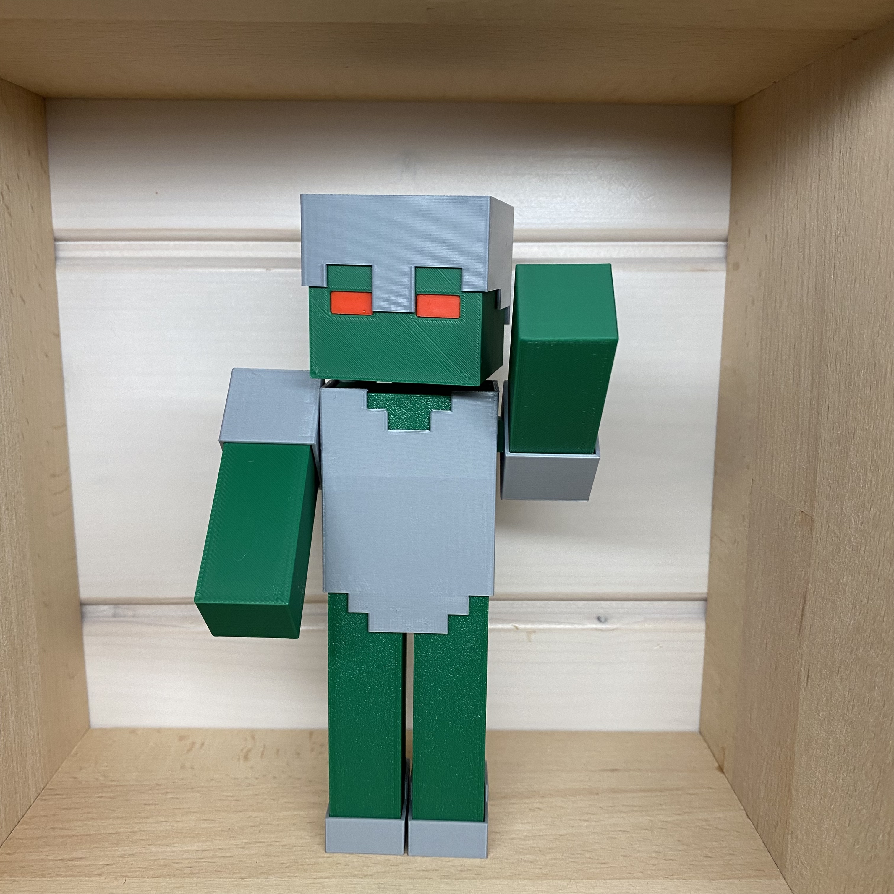 Miniatura 2 do modelo 3D Minecraft - Zombie