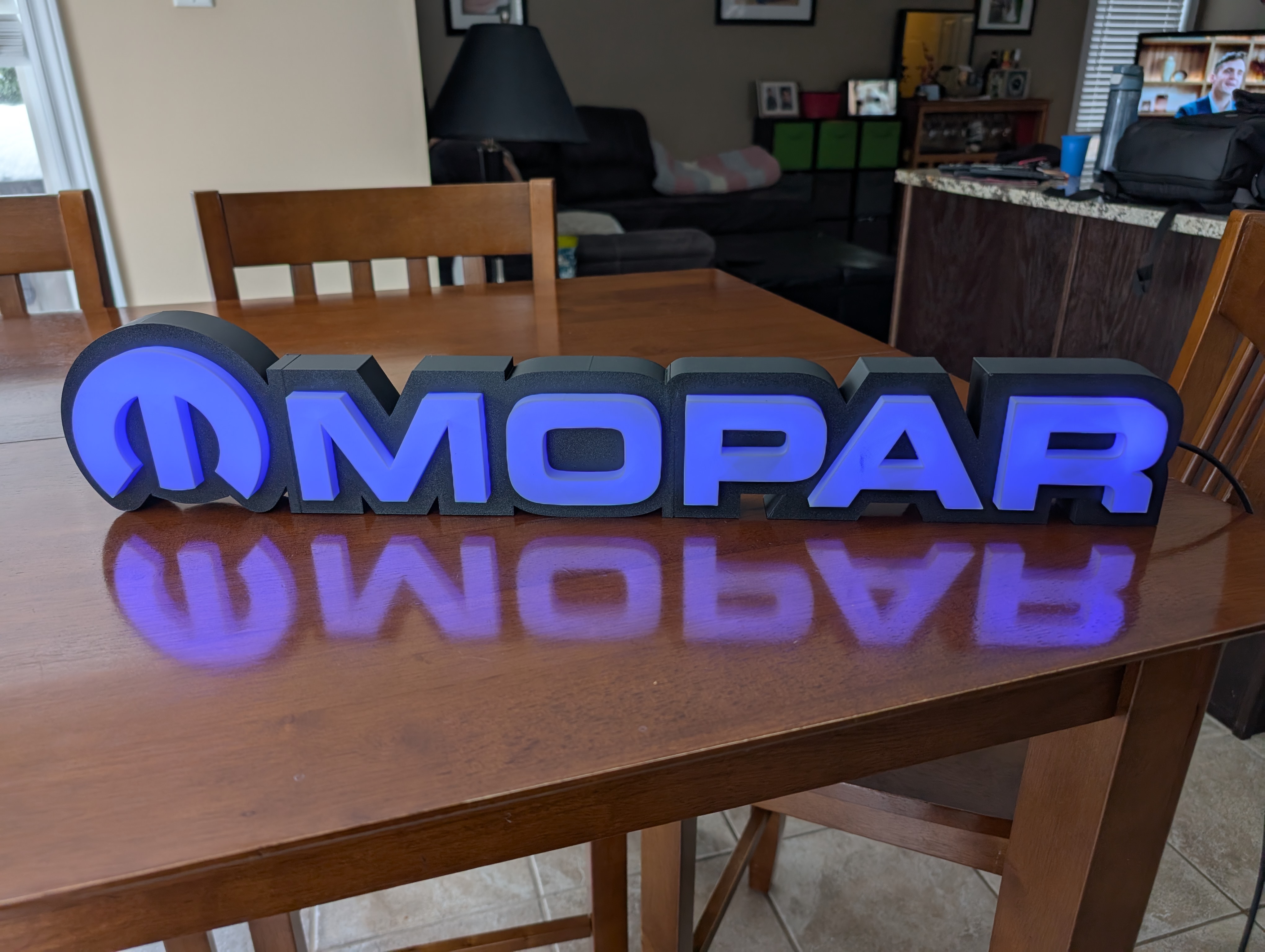 LED Mopar Sign — miniatura 2