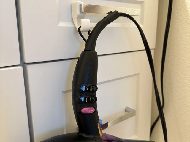 Hairdryer hook
