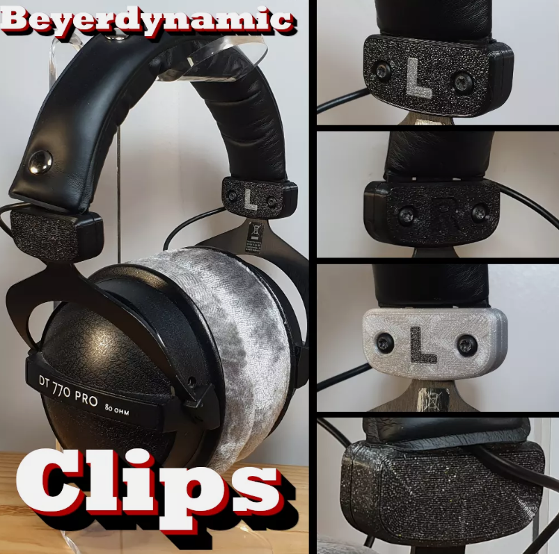Beyerdynamic DT 770/880/990 Sliders/Clips Replacement