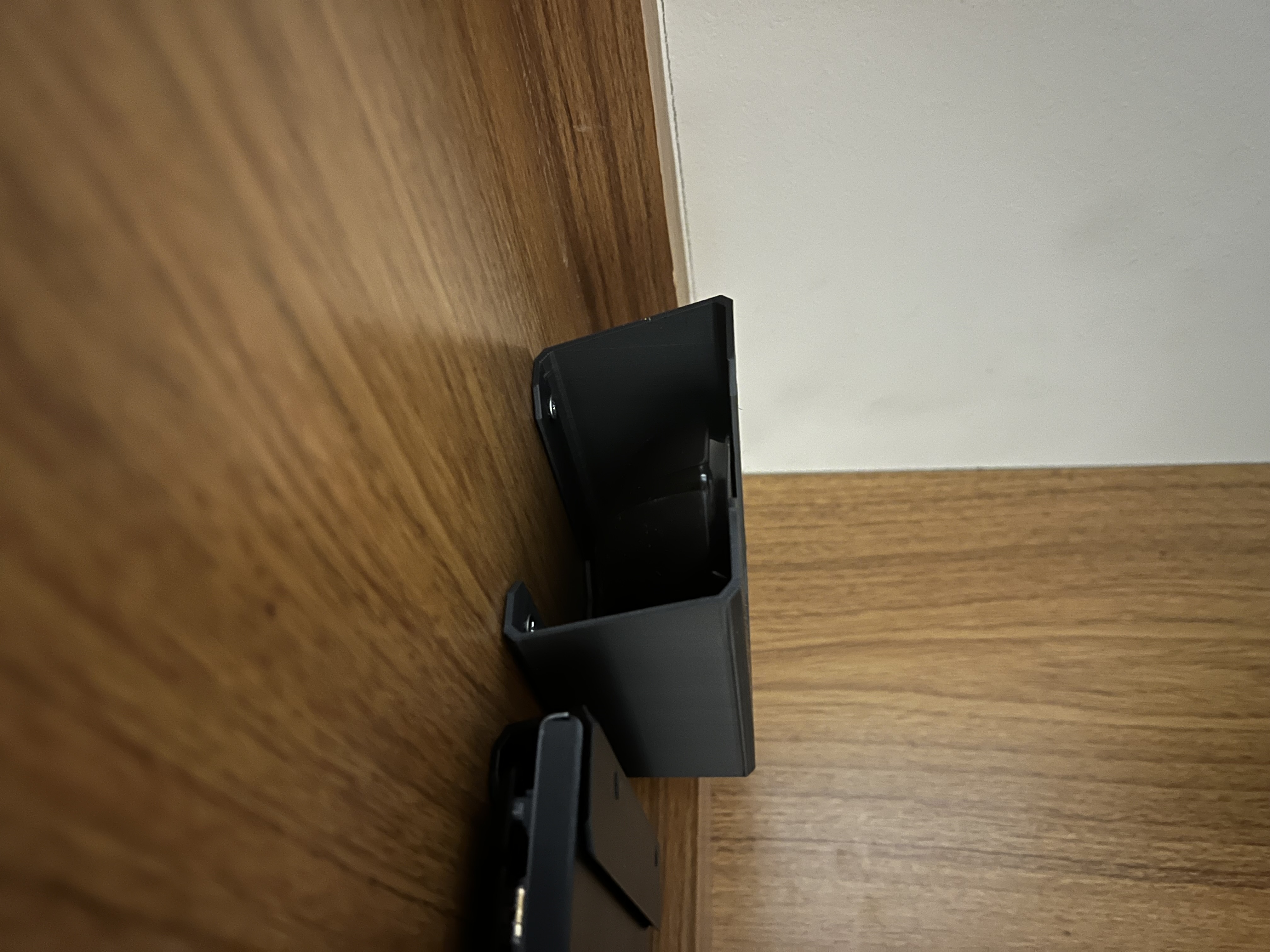 Under desk mouse holder