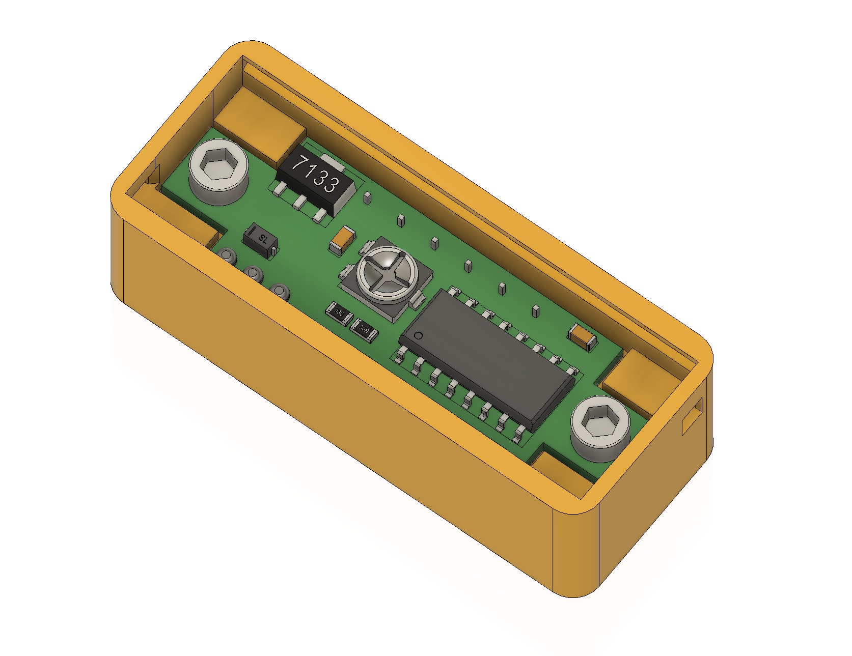 Miniatura 5 do modelo 3D Tiny Voltmeter Case