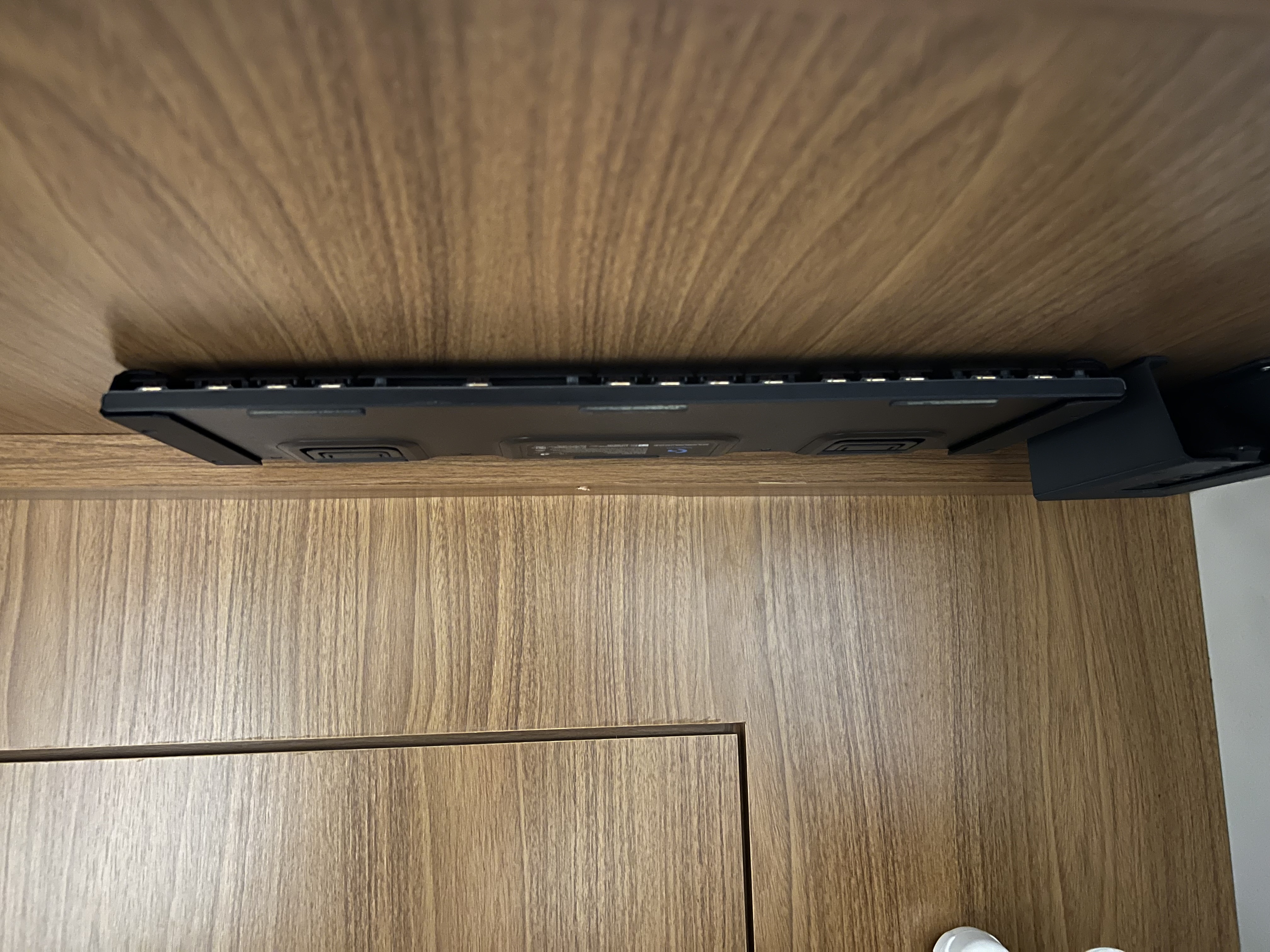 Under desk keyboard holder
