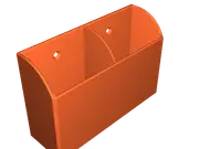 Dual Remote Holder with Countersunk Holes