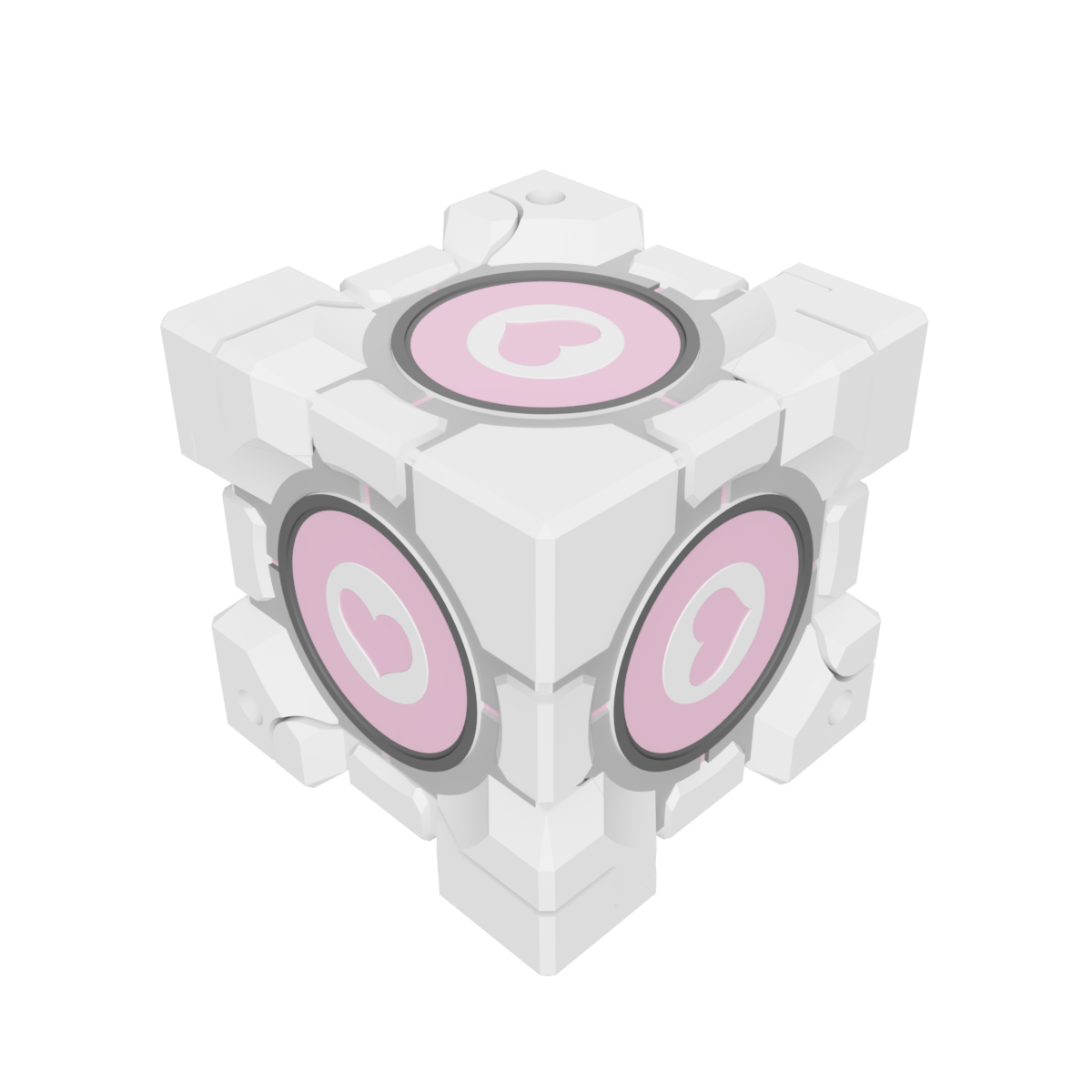 Kinetic Ring Box (Portal Companion Cube edition)