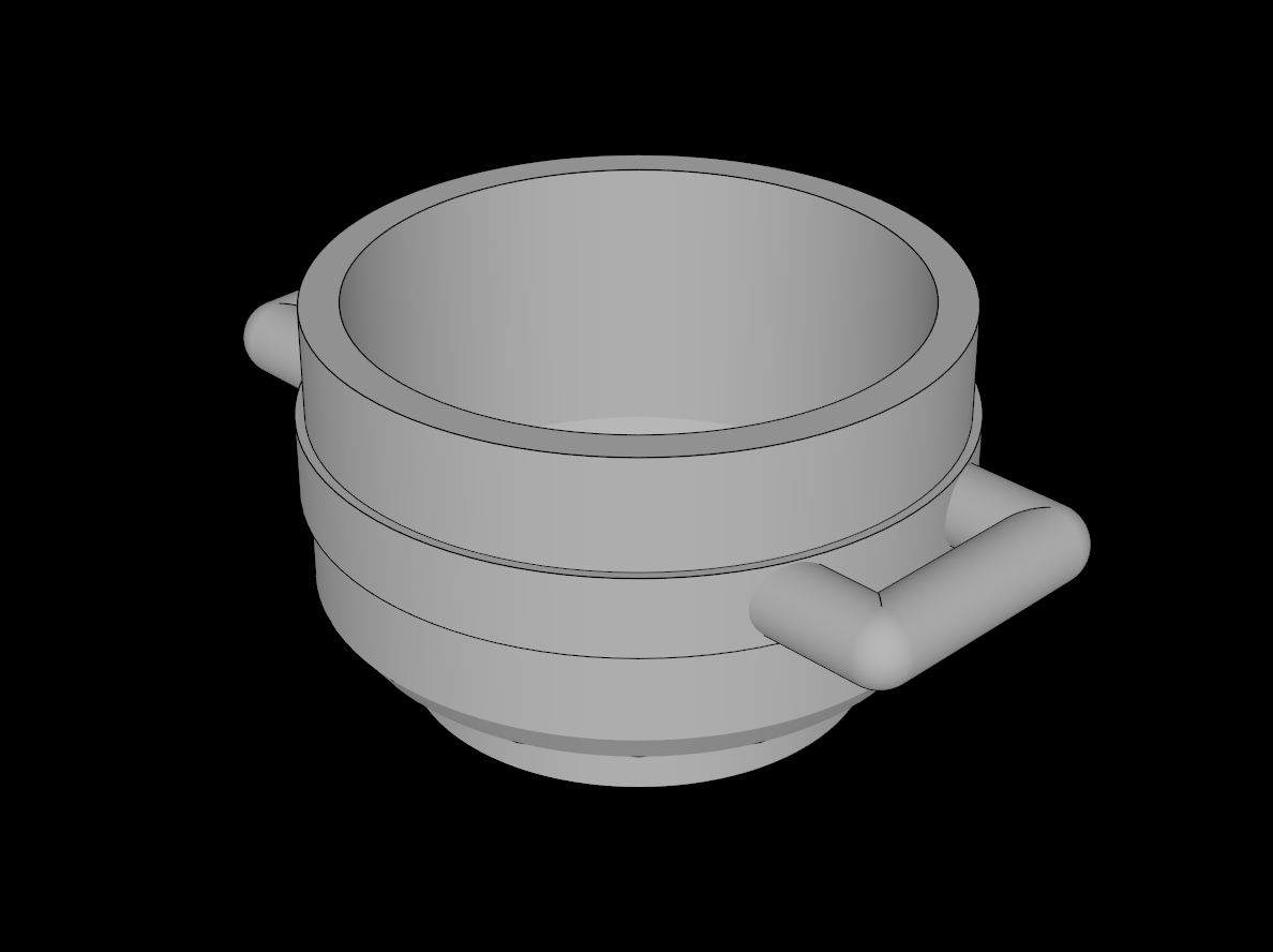 Lego Compatible (4341.dat) Minifig Cauldron