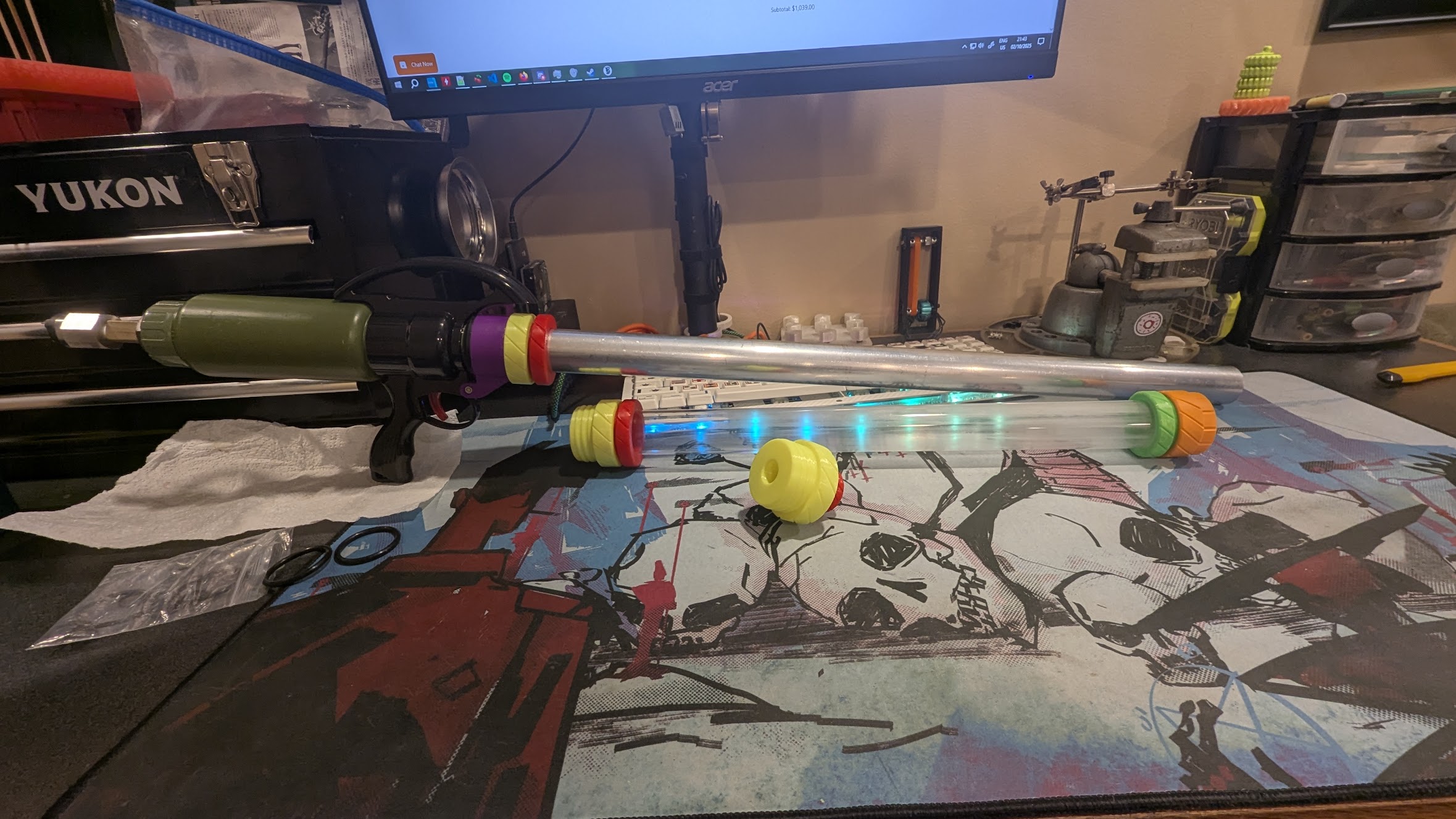 Marshmallow Blaster Modular Breech - 33mm MegaXL Barrel