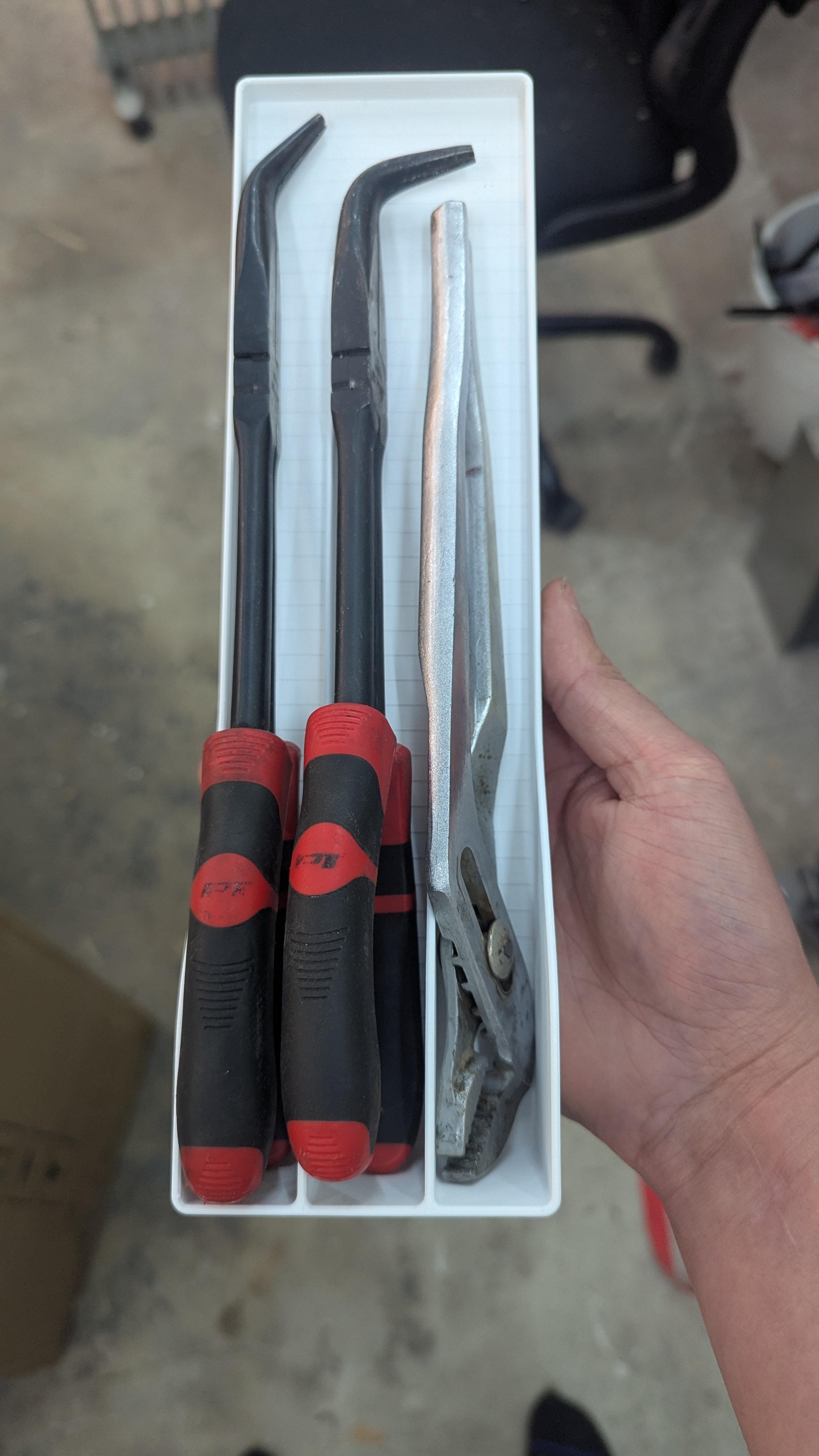 Gridfinity Long Pliers / Tinsnips Holder