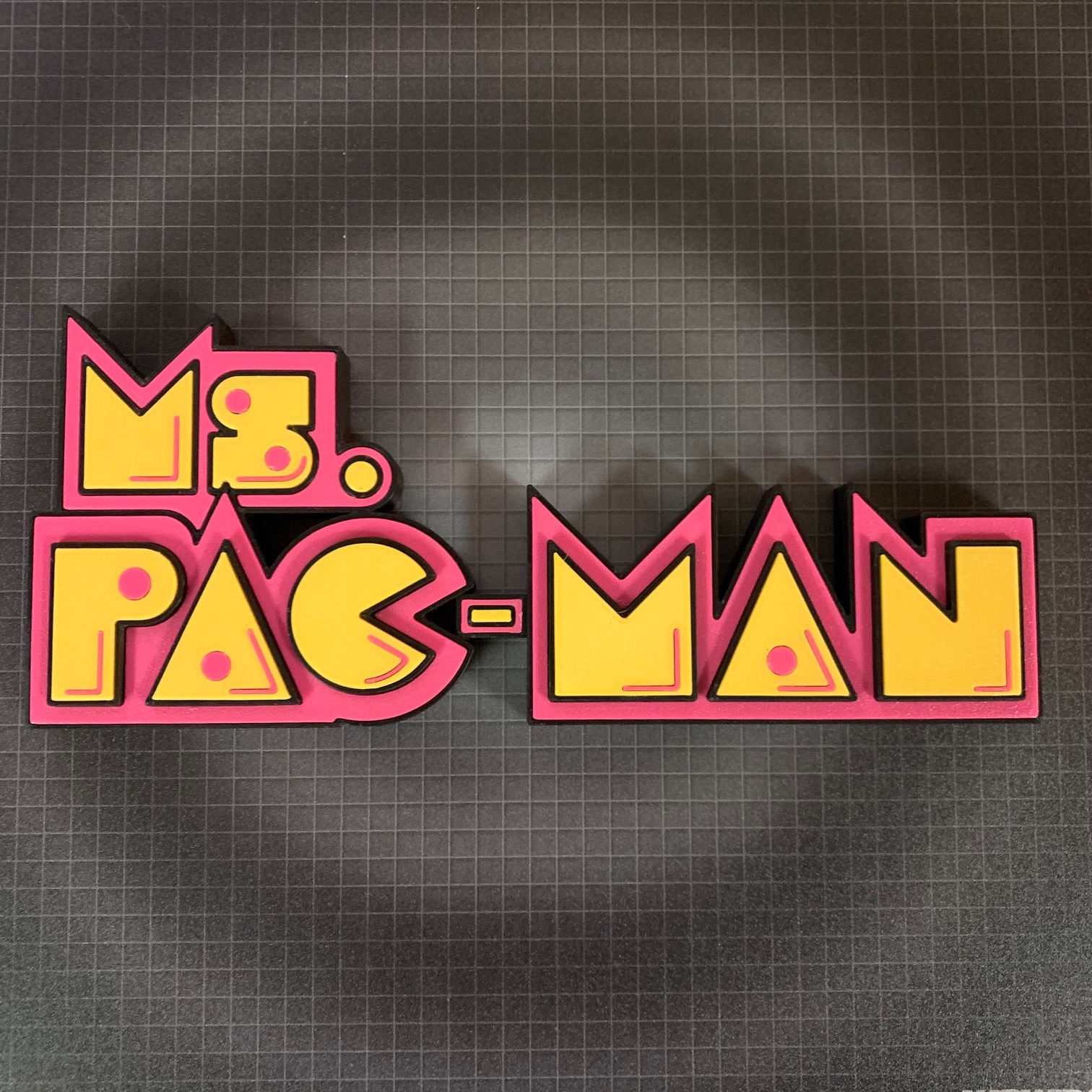 Ms. Pac-Man 3D Logo