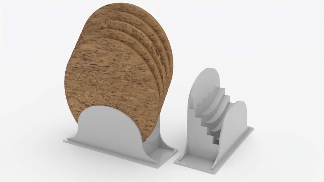 Cork organizer (IKEA Trivet 7 1/4")