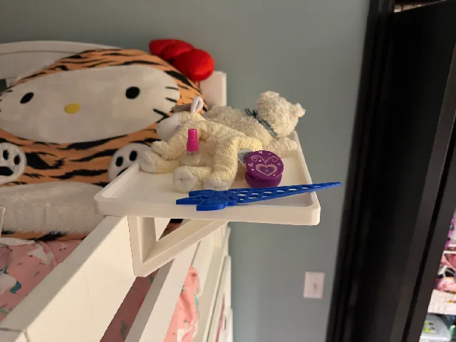 Rail Mounted Bed Side Shelf