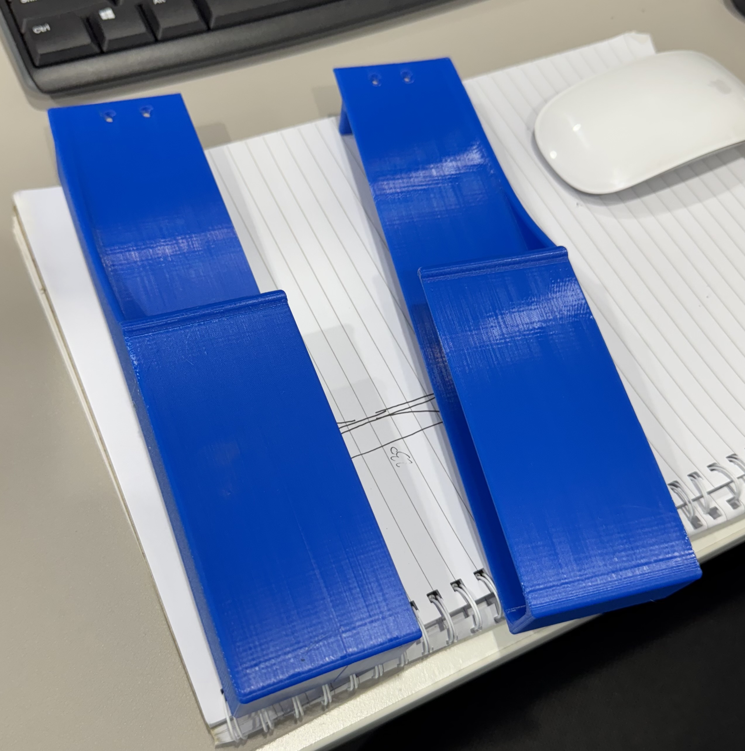 Desktop edge vertical laptop stand / holder — miniatura 2