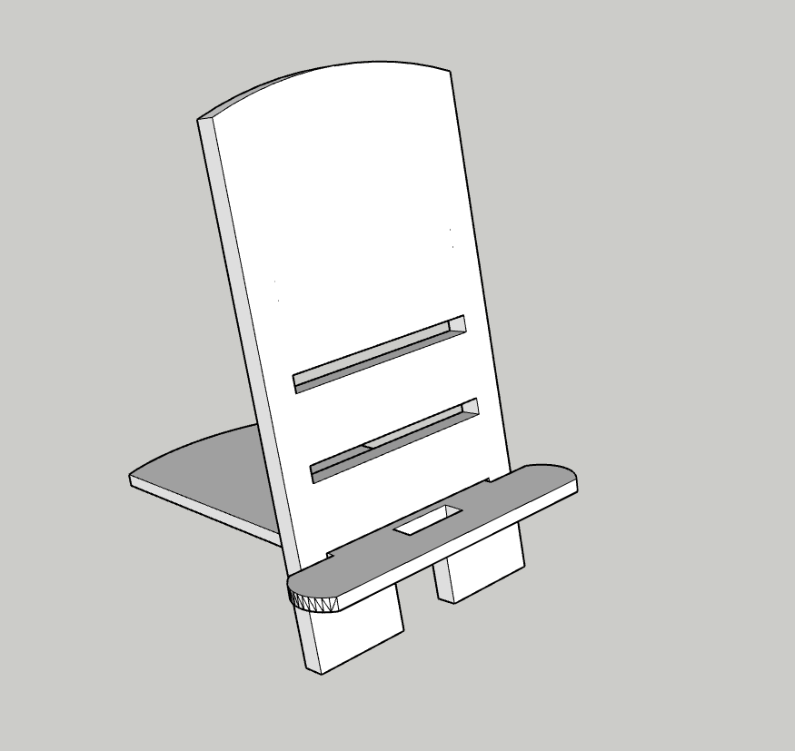 Miniatura 2 do modelo 3D Adjustable Phone/Tablet Stand