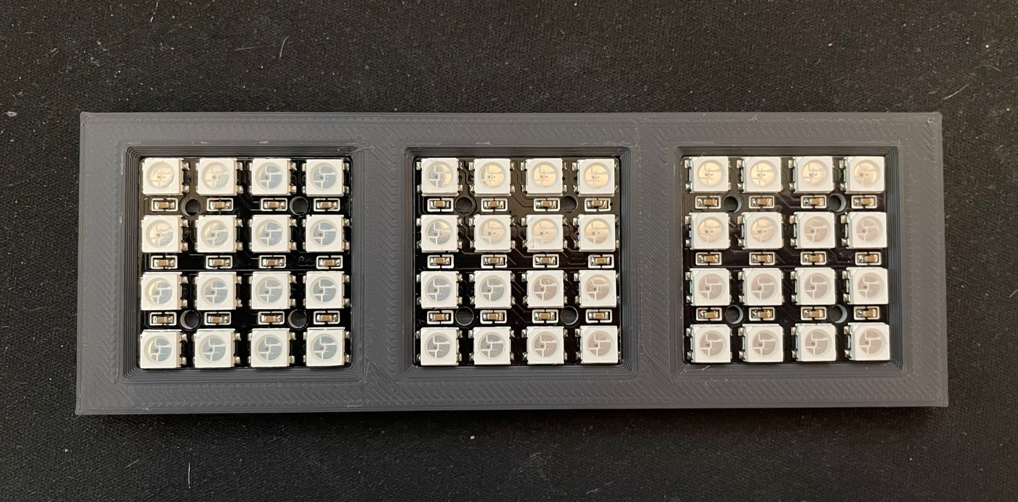 Insert for Miniature LED Stage Wash Light - using 3x(4x4) Modules