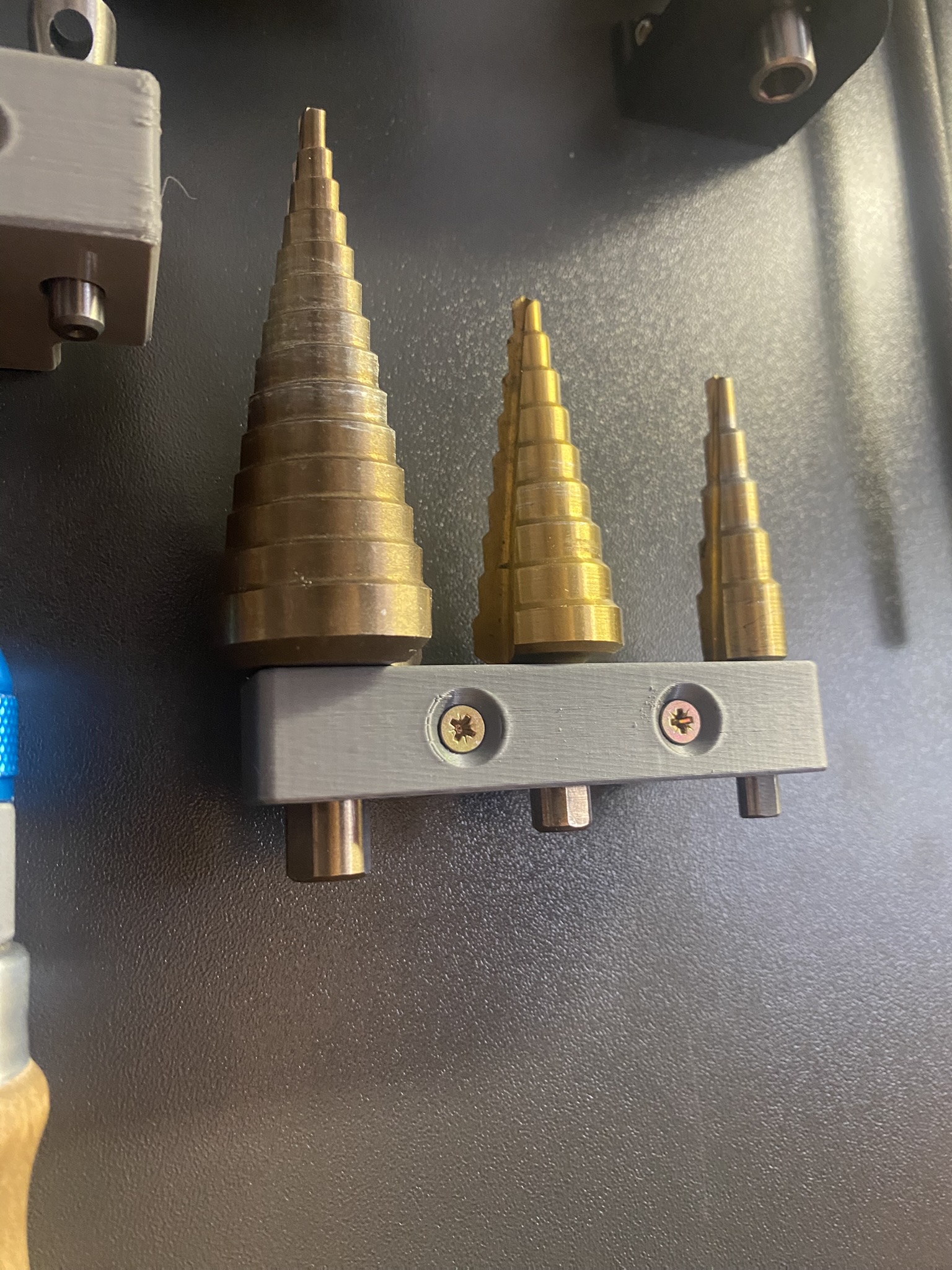 Parkside Step Drill Bits holder wallmount — miniatura 2